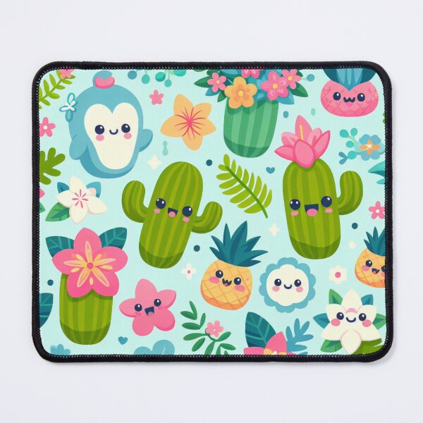 Item preview, Kawaii Cacti And Pineapple Delights designed and sold by BassHeadMomma.