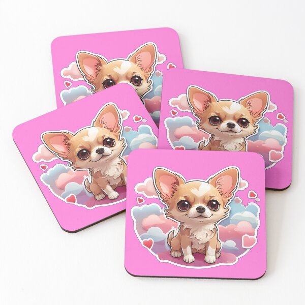 Item preview, Adorable chihuahua puppy surrounded by hearts designed and sold by andasanc14.