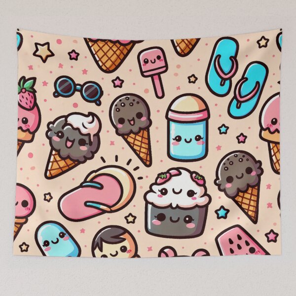 Item preview, Kawaii Flipflop Party designed and sold by BassHeadMomma.