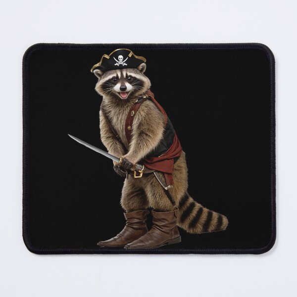 Item preview, Mapache pirata | Mapache divertido designed and sold by TeeARTHY.