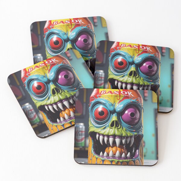 Item preview, Scary Soda Can Nightmare Zombie Monster designed and sold by TheArtOfPat.