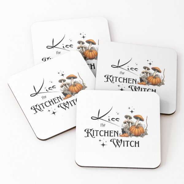 Item preview, Kiss the Kitchen Witch designed and sold by WitchyGypsyCo.