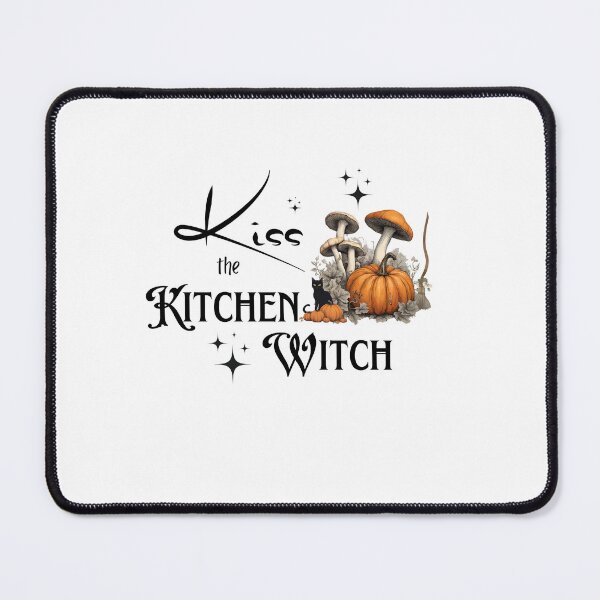 Item preview, Kiss the Kitchen Witch designed and sold by WitchyGypsyCo.