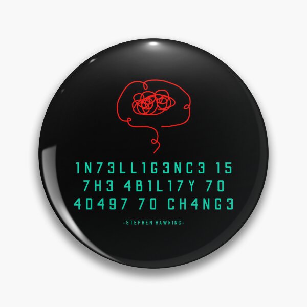 Item preview, Intelligence quote Stephen Hawking designed and sold by WuweiDG.