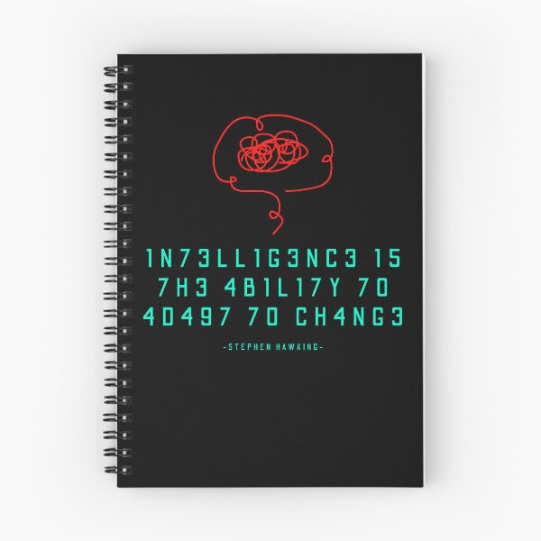 Item preview, Intelligence quote Stephen Hawking designed and sold by WuweiDG.