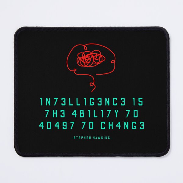 Item preview, Intelligence quote Stephen Hawking designed and sold by WuweiDG.