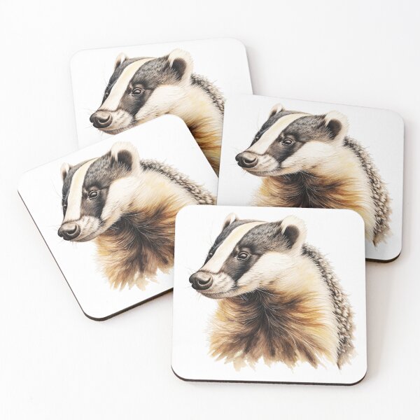 Item preview, Watercolor Badger  designed and sold by TheAnimalZ00.