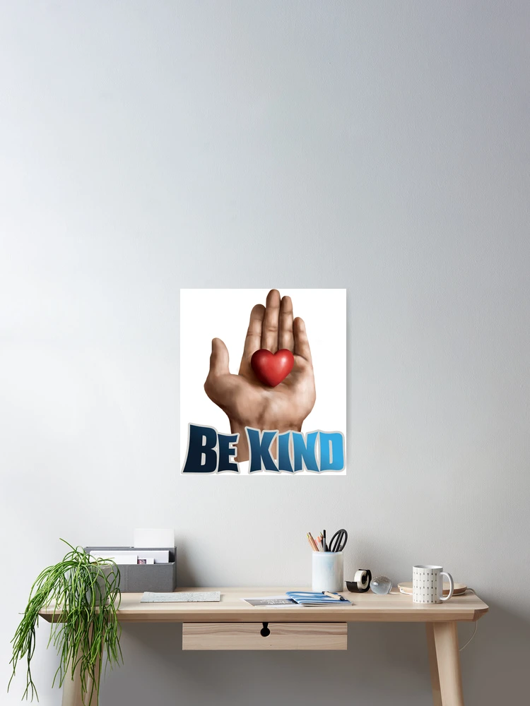 Thumbnail 2 of 3, Poster, "Heartfelt Kindness: Open Hand" designed and sold by RhonDesign.