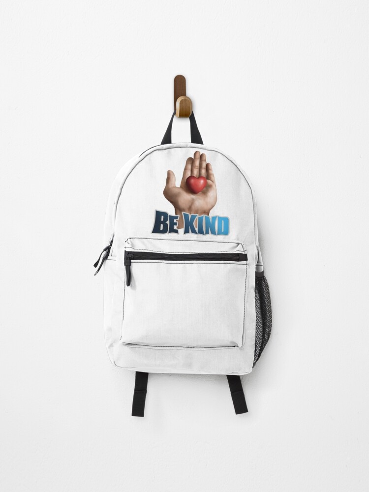 Thumbnail 1 of 3, Backpack, "Heartfelt Kindness: Open Hand" designed and sold by RhonDesign.