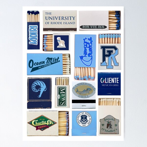 Item preview, MATCHBOOK - R H O D E I S L A N D designed and sold by cbwearhouse.