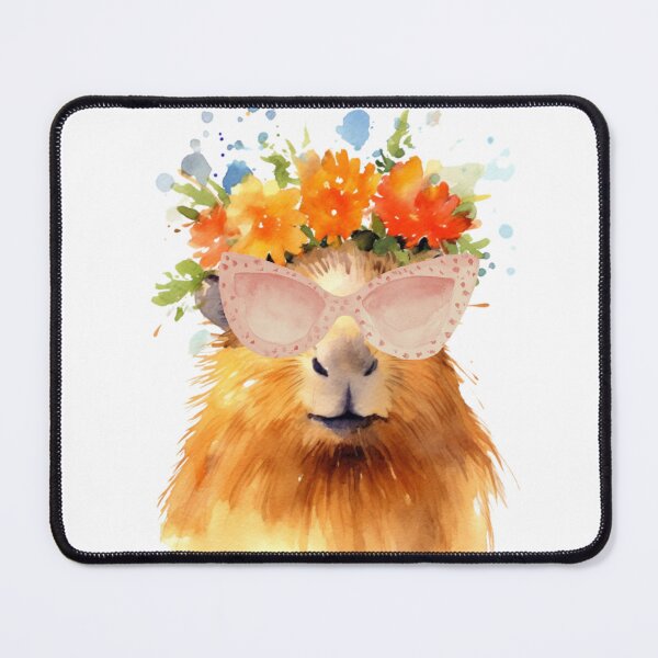 Item preview, Watercolor Cute Cool Capybara designed and sold by TheAnimalZ00.