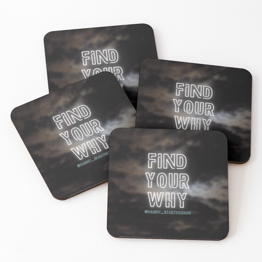 Item preview, Coasters (Set of 4) designed and sold by RabbitHeartArt.