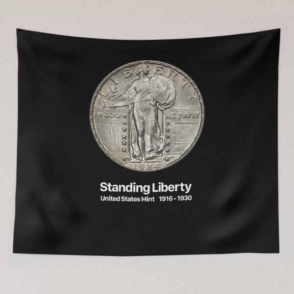 Item preview, Standing Liberty - Coin Collector Collecting designed and sold by Jam Jar.