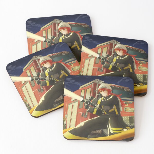 Item preview, Firefighter Diluc from Genshin impact Design designed and sold by HazeArtdesigns.