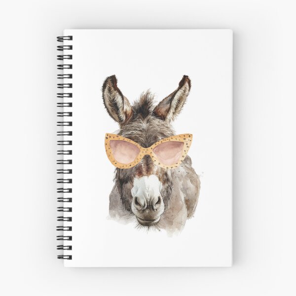 Item preview, Watercolor Donkey Wearing Sunglasses designed and sold by TheAnimalZ00.