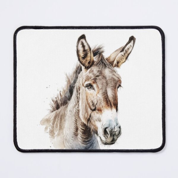 Item preview, Watercolor Donkey  designed and sold by TheAnimalZ00.
