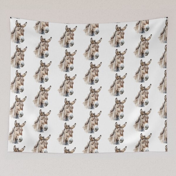 Item preview, Watercolor Donkey  designed and sold by TheAnimalZ00.
