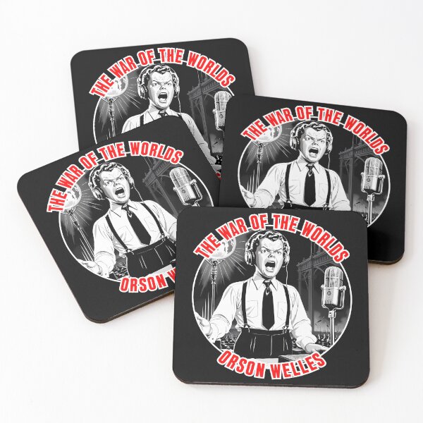 Item preview, Orson Welles Recording The War of the Worlds - 1938 designed and sold by Second Draft Visuals.