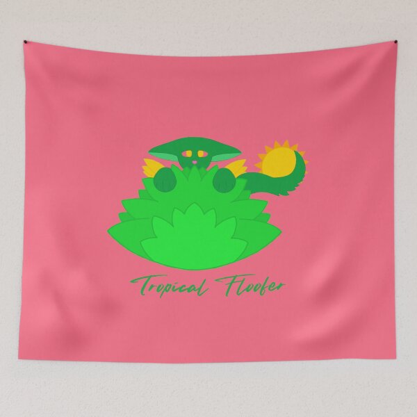 Item preview, Tropical Floofer by Mackenna Originals designed and sold by orangepopdes.