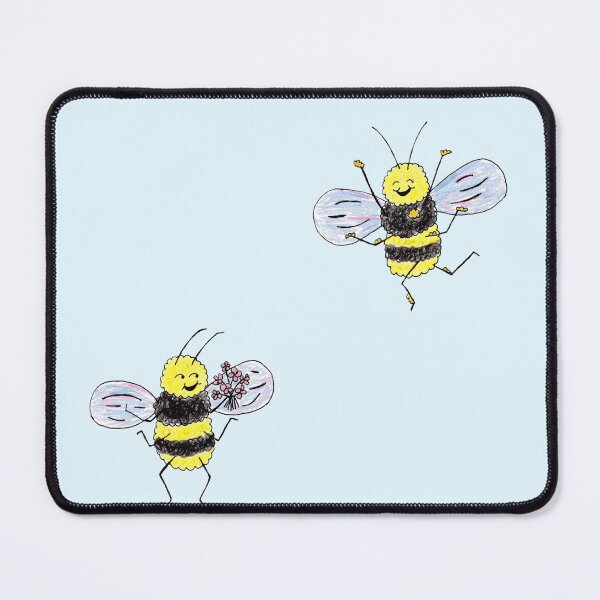 Item preview, Baby Bea's Happy Dance Bee Die Cut Flowers designed and sold by JoyousArt4u.