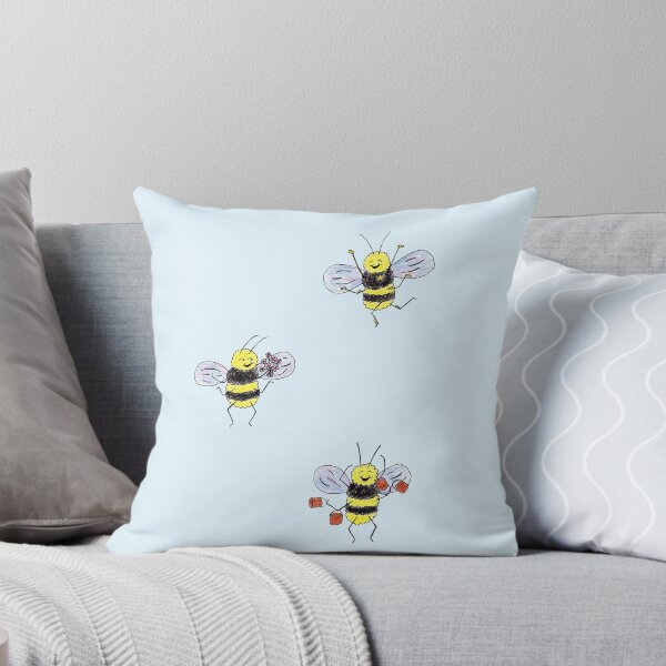 Item preview, Baby Bea's Happy Dance Bee Die Cut Flowers designed and sold by JoyousArt4u.