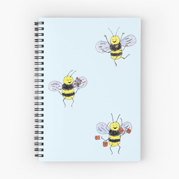 Item preview, Baby Bea's Happy Dance Bee Die Cut Flowers designed and sold by JoyousArt4u.