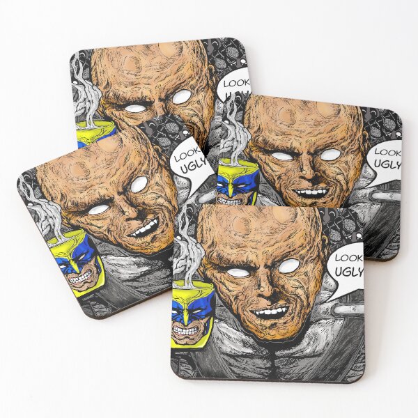 Item preview, Look At This Ugly Mug! (Grey) designed and sold by Kotostu.