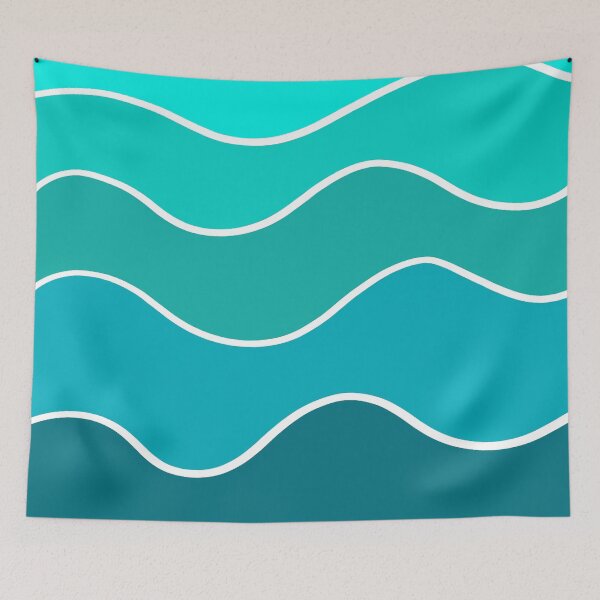Item preview, Green Calm Waves designed and sold by bloodberi.
