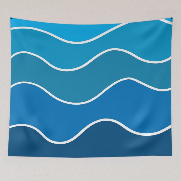 Item preview, Blue Calm Waves designed and sold by bloodberi.