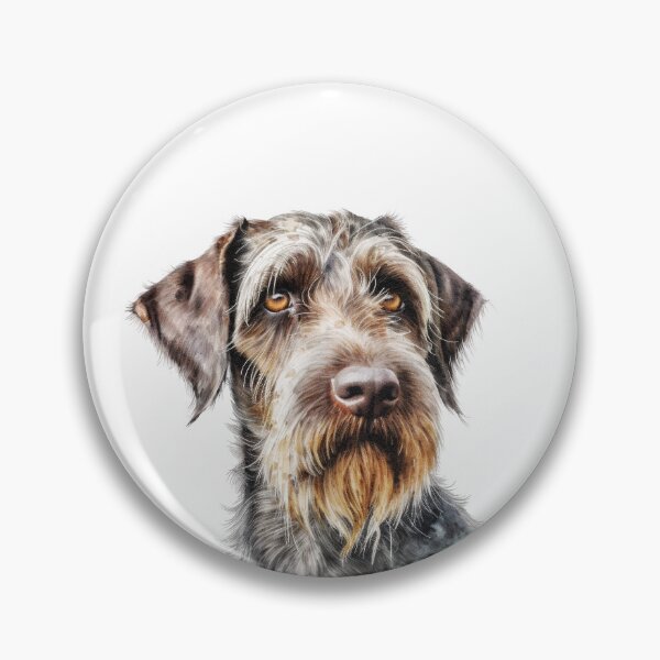 Item preview, Watercolor German Wirehaired Pointer designed and sold by TheAnimalZ00.