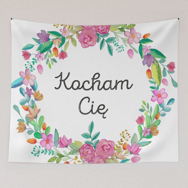Item preview, I Love you in Polish Kocham Cię Poland Quote  designed and sold by tanabe.