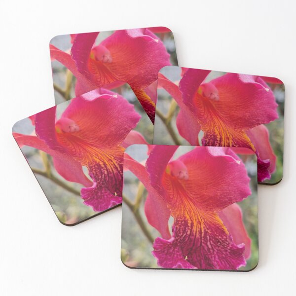 Item preview, Red orchid flower for flower lovers designed and sold by serenedesign.