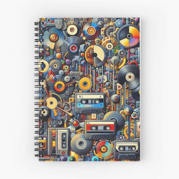 Item preview, Retro Music Equipment Collage designed and sold by DJ-Portable.