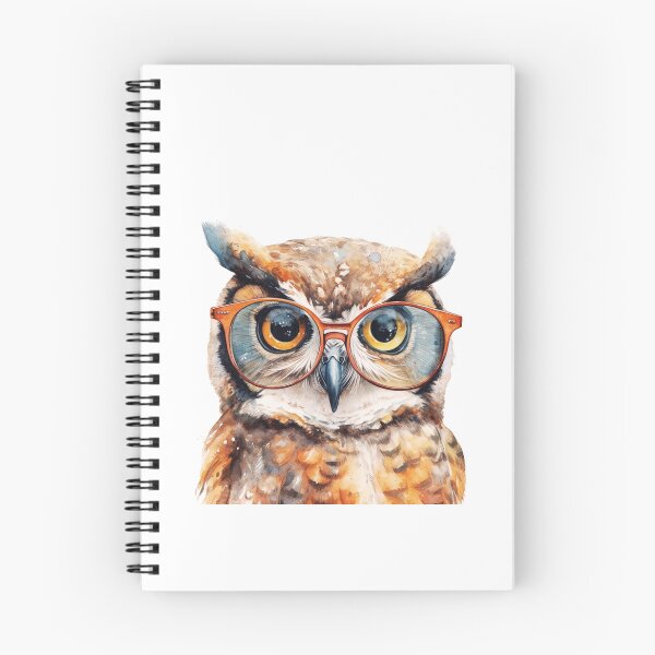 Item preview, Great Horned Owl Wearing Glasses designed and sold by TheAnimalZ00.