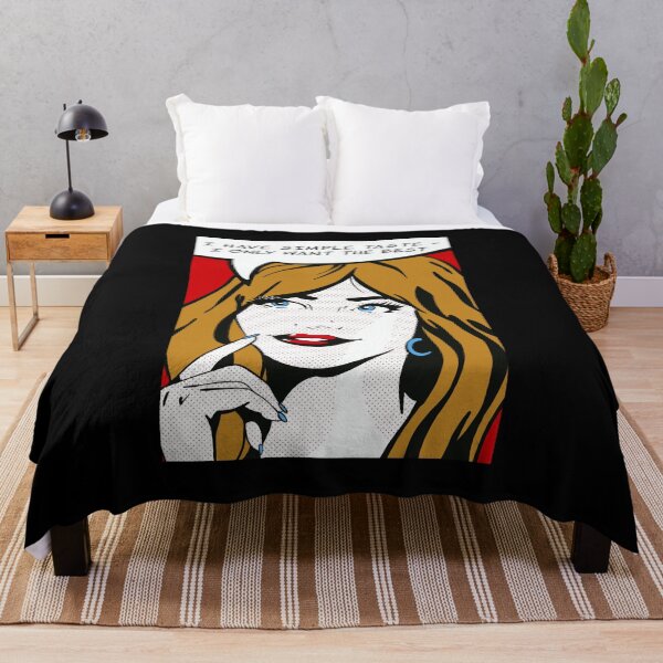 Item preview, Pop Art Girl - brunette, style of lichtenstein designed and sold by melaniemeisner.