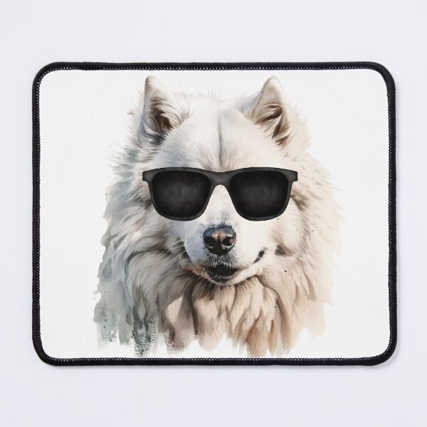 Item preview, Watercolor Samoyed Wearing Sunglasses designed and sold by TheAnimalZ00.