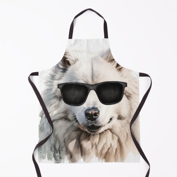 Item preview, Watercolor Samoyed Wearing Sunglasses designed and sold by TheAnimalZ00.