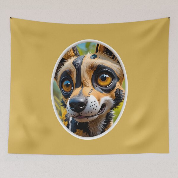 Item preview, Cute African Painted Wild Dog designed and sold by TheArtOfPat.