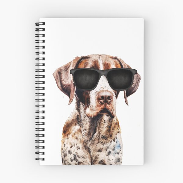 Item preview, Watercolor German Shorthaired Pointer Wearing Sunglasses designed and sold by TheAnimalZ00.