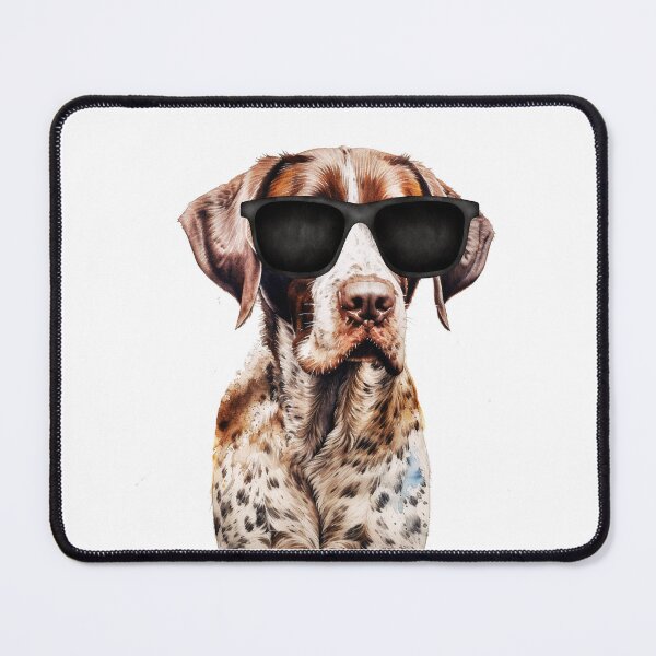 Item preview, Watercolor German Shorthaired Pointer Wearing Sunglasses designed and sold by TheAnimalZ00.