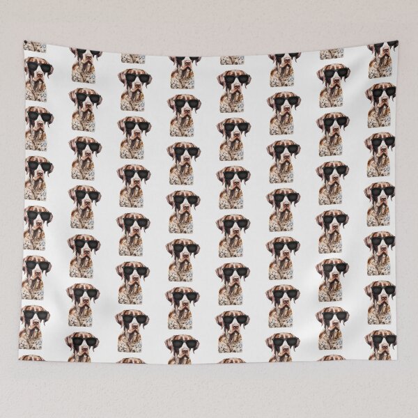 Item preview, Watercolor German Shorthaired Pointer Wearing Sunglasses designed and sold by TheAnimalZ00.