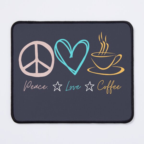 Artikel-Vorschau von Frieden, Liebe, Kaffee, designt und verkauft von DesignZoneCo.