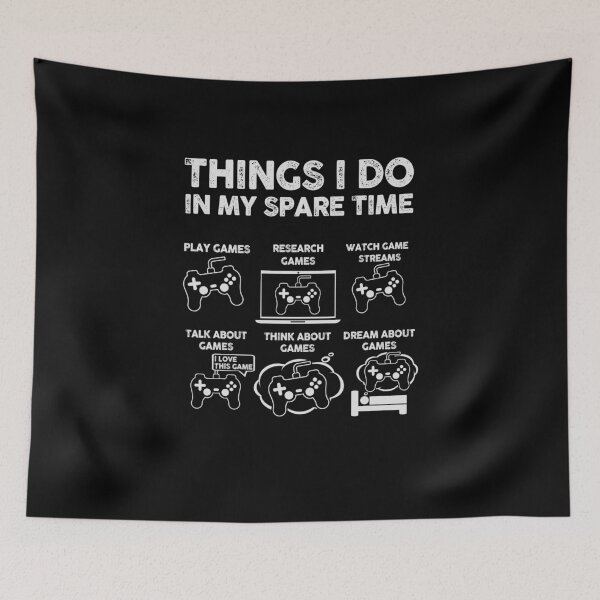 Item preview, Things I Do In My Spare Time Gaming Edition designed and sold by 365CarMods Official.