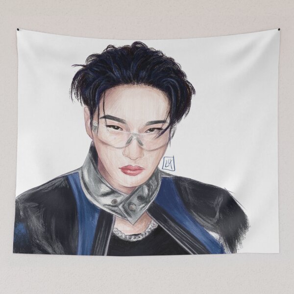 Item preview, Seonghwa (bouncy era) digital sketch (no bg) designed and sold by MintyLix.