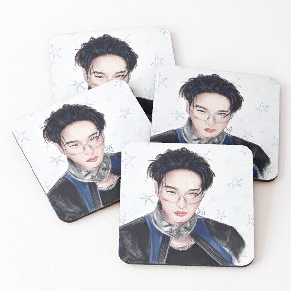 Item preview, Seonghwa (bouncy era) digital sketch (bg ver) designed and sold by MintyLix.