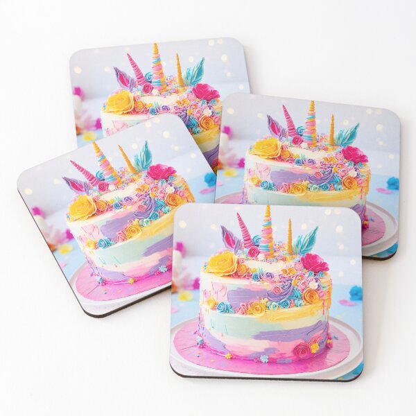 Item preview, Unicorn Cake Birthday Celebration designed and sold by Sadia  Jannat.