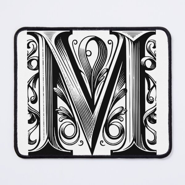 Item preview, Vintage Victorian Letter M designed and sold by Meet International shop.