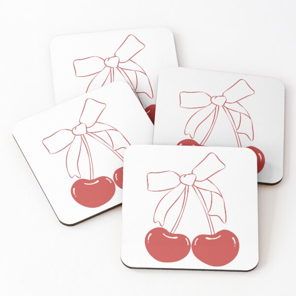 Item preview, Coquette Red Bow Cherries designed and sold by earthtokarly.