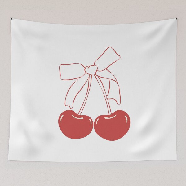 Item preview, Coquette Red Bow Cherries designed and sold by earthtokarly.