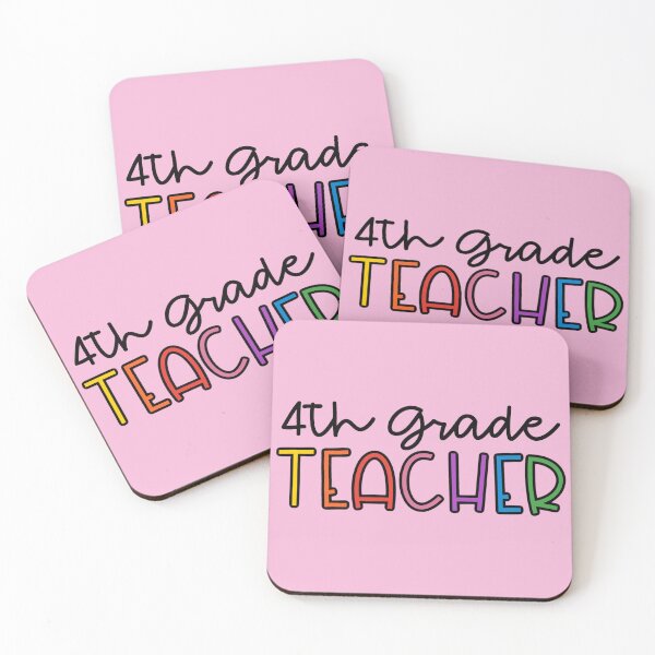 Item preview, 4th Grade Teacher Rainbow designed and sold by Eagerly Elementary Music.